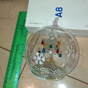 AUTHENTIC GENUINE "SORELLE" CHRISTMAS 🎄 TREE GLOBE  ORNAMENT 💡 LIGHT